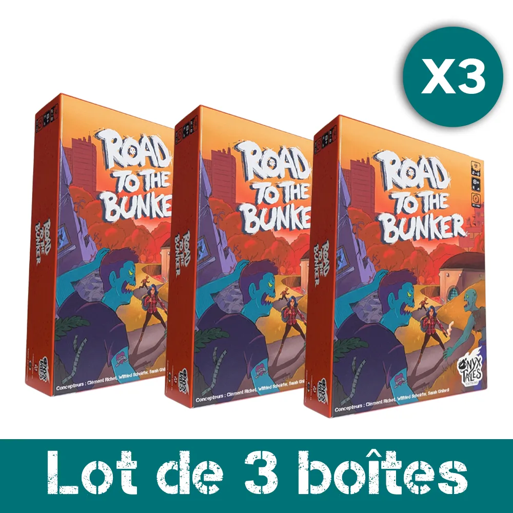 Road to the bunker - Lot de 3 boîtes